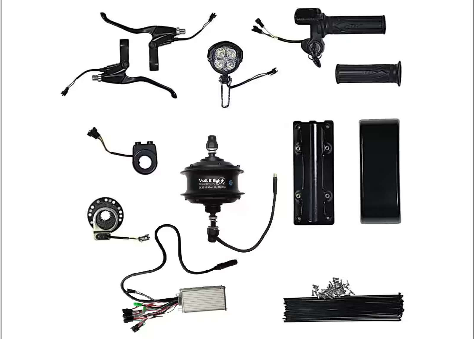 Product Image 2 of Electric Cycle Conversion Kit with 13 AH Battery - electric kit from Voltebyk
