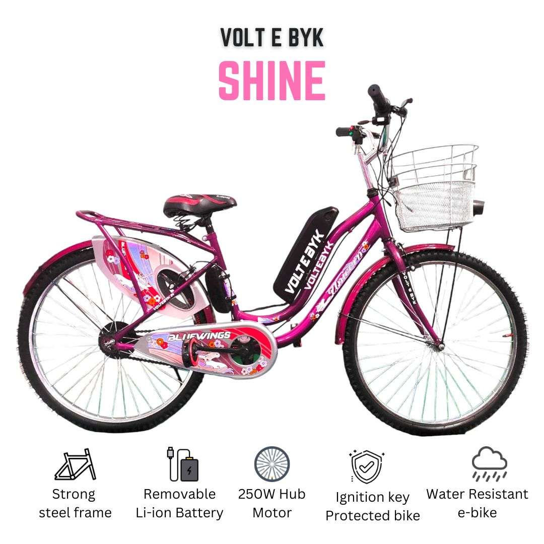 Bicycle specification detail 2 - Volt Shine Electric 10 AH