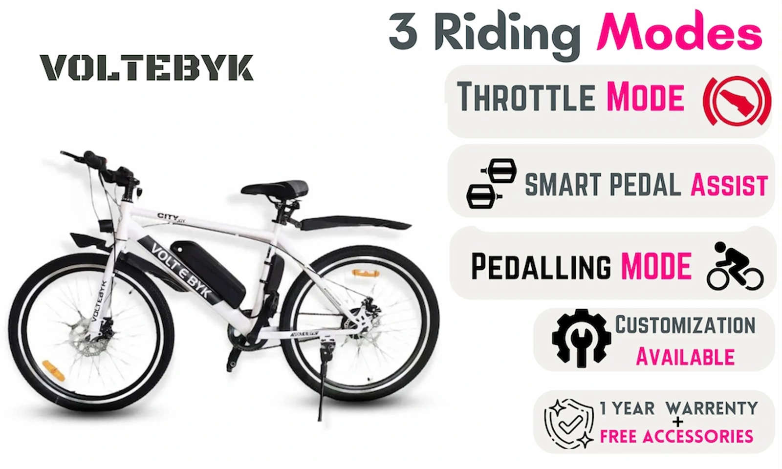 Product Image 4 of Hybrid Electric Bike 13 AH - Electric from Voltebyk
