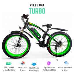 Thumbnail 3 of Turbo Electric Fatbike | Green - Electric from Voltebyk
