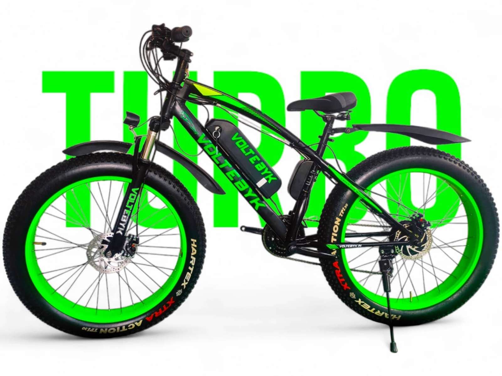 Product Image 2 of Turbo Electric Fatbike | Green - Electric from Voltebyk