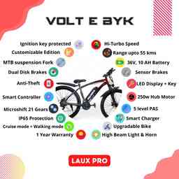 Thumbnail 5 of Laux Pro Electric Cycle 10 AH - Electric from Voltebyk