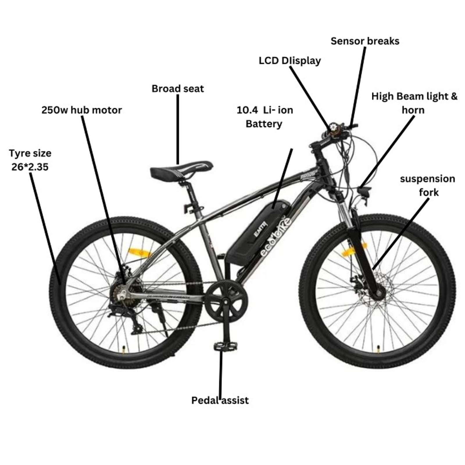 Product Image 5 of Voltebyk Eco Bike Pro 10AH - Electric from Voltebyk
