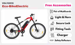 Thumbnail 5 of Eco-Bike Red Electric Cycle 7.8AH - Electric from Voltebyk