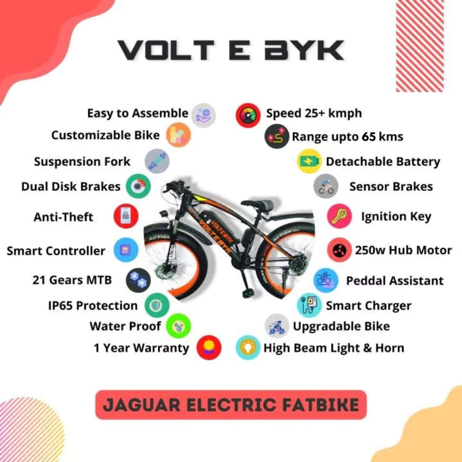 Product Image 5 of Jaguar Electric 13AH | Blue - Electric from Voltebyk