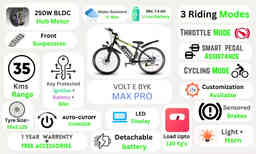 Thumbnail 2 of Voltebyk Max Pro Electric Cycle - Orange - Electric from Voltebyk