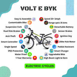 Thumbnail 5 of Voltebyk Max Pro Electric Cycle - Orange - Electric from Voltebyk