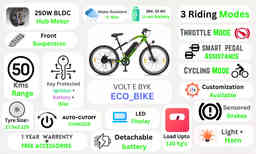 Thumbnail 2 of Eco-Bike Green Electric Cycle 7.5AH - Electric from Voltebyk