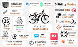 Thumbnail 2 of Voltebyk Beast 24T Electric Cycle - Electric from Voltebyk