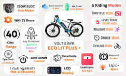 Thumbnail 2 of Eco Bike Lit + Pro Electric Cycle - Electric from Voltebyk