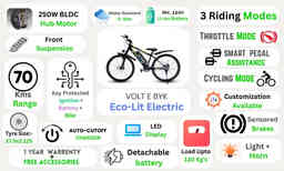 Thumbnail 2 of Eco MTB Electric Bike 13 AH - Electric from Voltebyk
