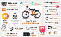 Thumbnail 3 of VOLTEBYK Foldable Electric Cycle - Electric Thumbnail 3 of VOLTEBYK Foldable Electric Cycle - Electric from Voltebyk