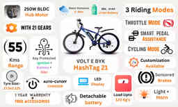 Thumbnail 2 of Voltebyk Hashtag 21 Electric cycle - 10AH - Electric from Voltebyk