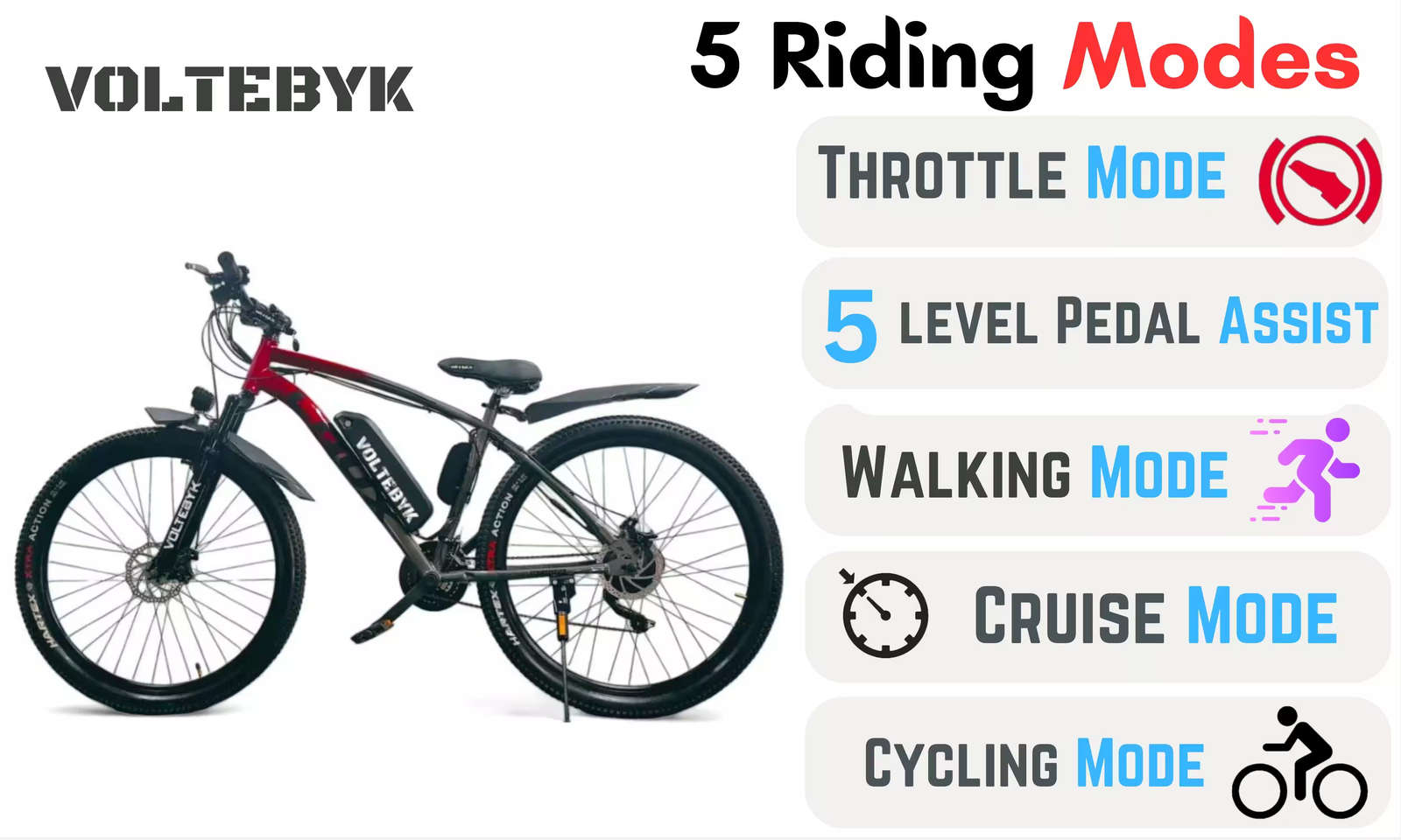 Product Image 3 of Laux Pro Electric Cycle 10 AH - Electric from Voltebyk