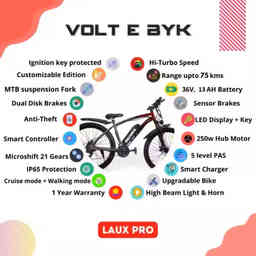 Thumbnail 5 of Laux Premium Electric Cycle 13 AH - Electric from Voltebyk