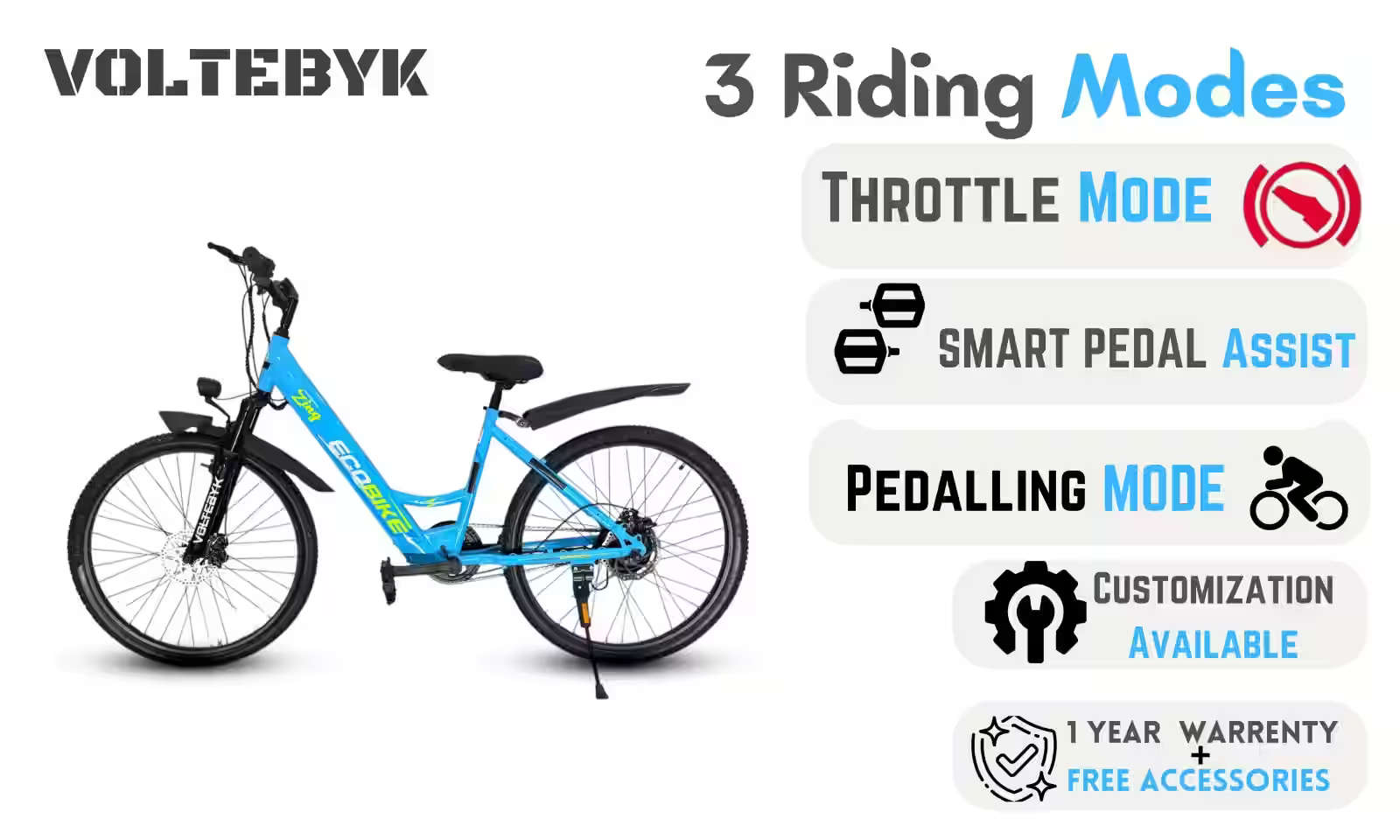 Product Image 3 of Zing Eco-Bike Electric Cycle - Electric from Voltebyk