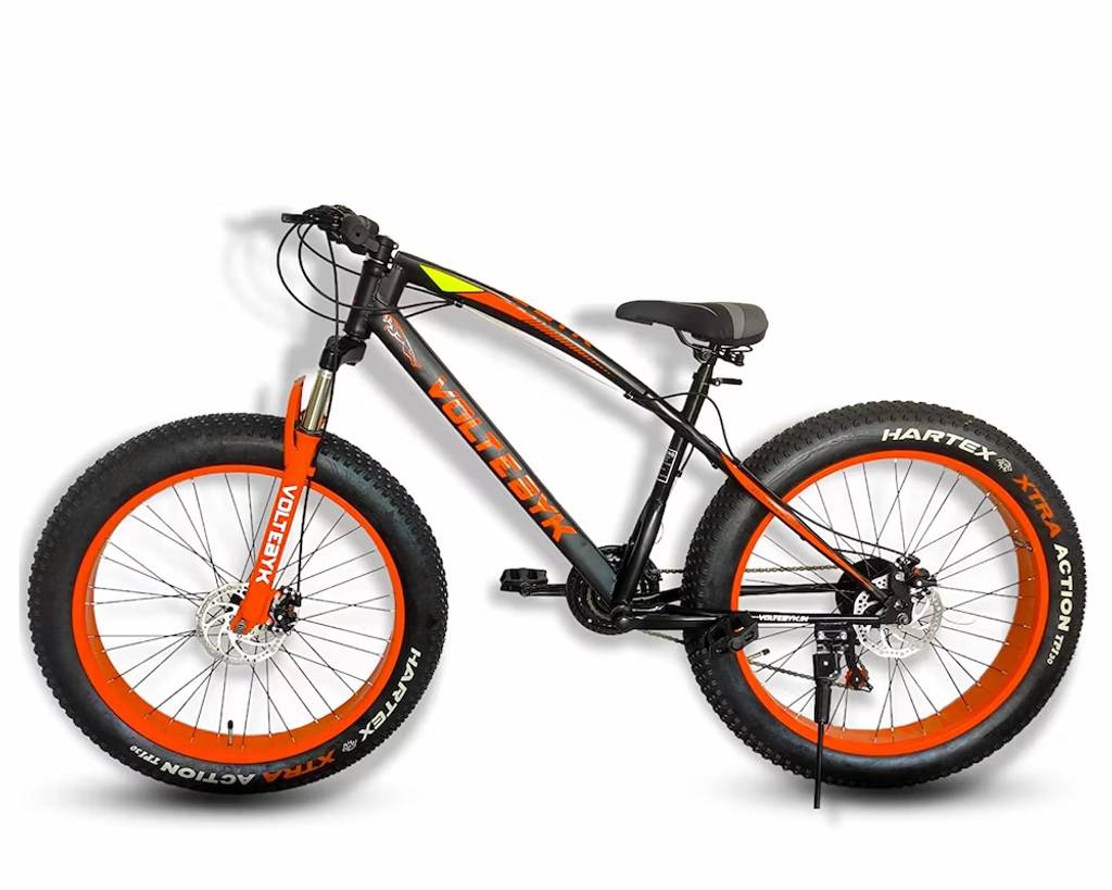 Bicycle specification detail 1 - Jaguar Orange Fat Bike