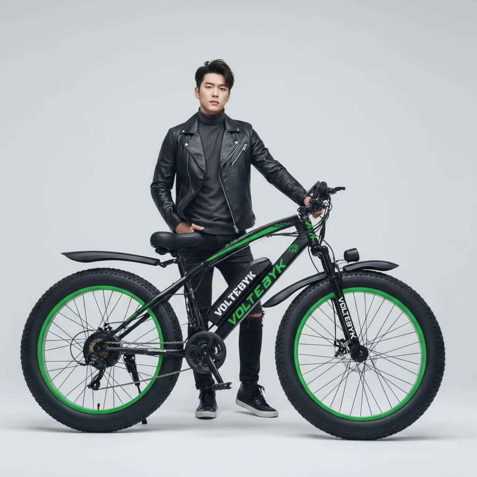 Product Image 2 of Runner Pro Electric FatBike 13 AH - Green - Electric from Voltebyk