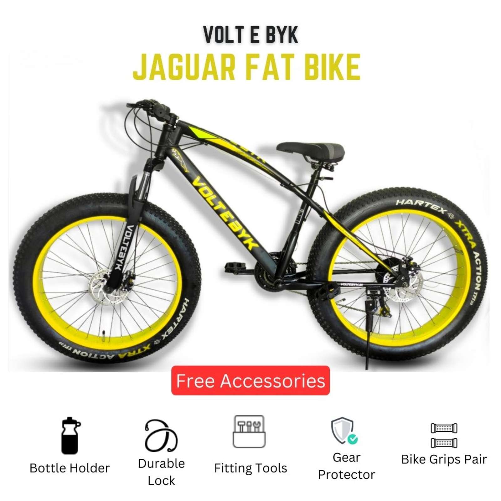 Product Image 3 of Voltebyk Jaguar Fat Bike Neon - MTB from Voltebyk