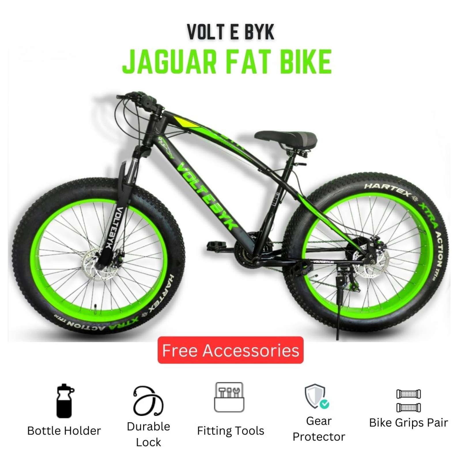 Product Image 3 of Jaguar Green Fat Bike - MTB from Voltebyk