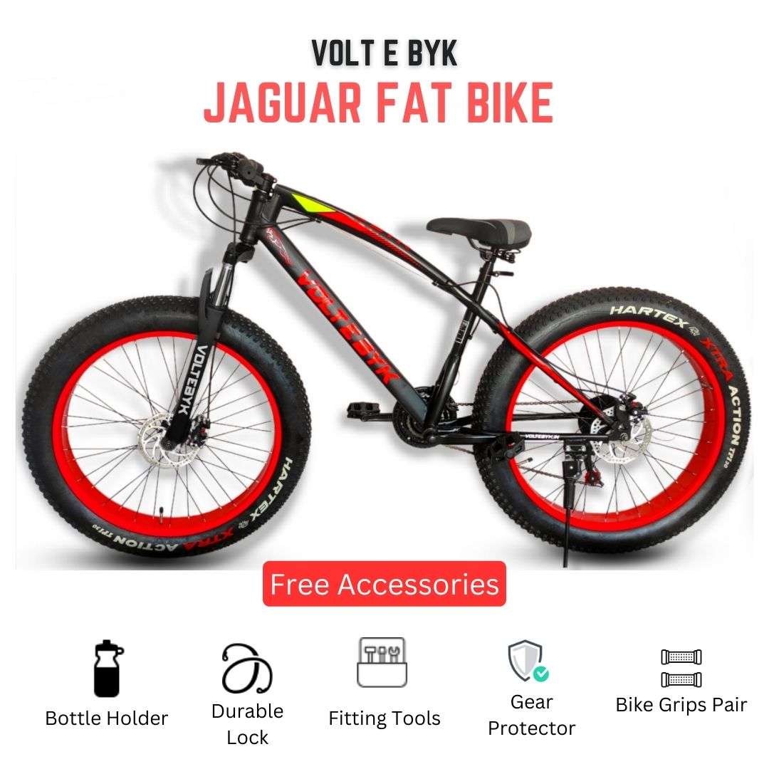 Bicycle specification detail 3 - Jaguar Red Fat Bike