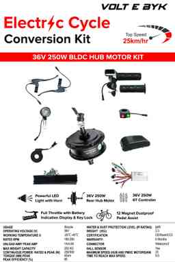 Thumbnail 2 of Electric Bicycle conversion kit - electric kit from Voltebyk