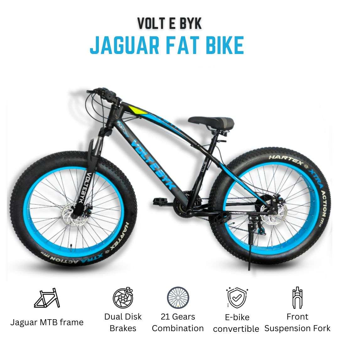 Bicycle specification detail 2 - Jaguar Blue Fat Bike